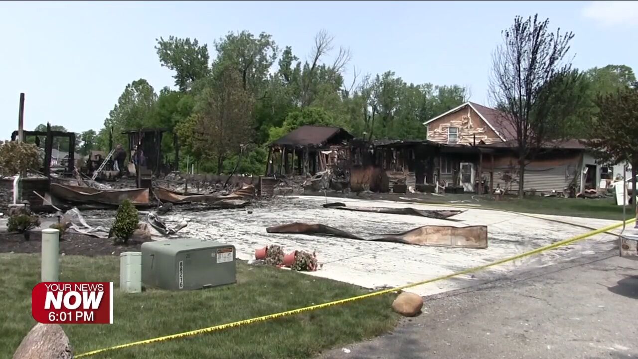 UPDATE: Fire destroys two homes on Indian Lake, damages 2 others; wind blamed for spread